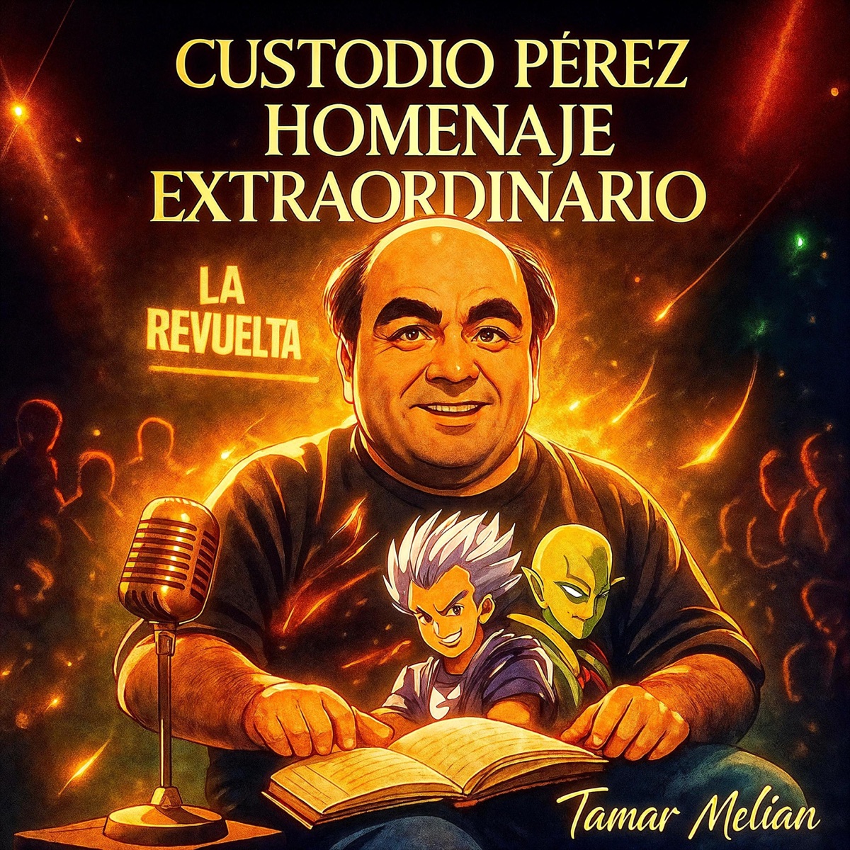 Portada oficial de Custodio Pérez, Homenaje Extraordinario, de Tamar Melián