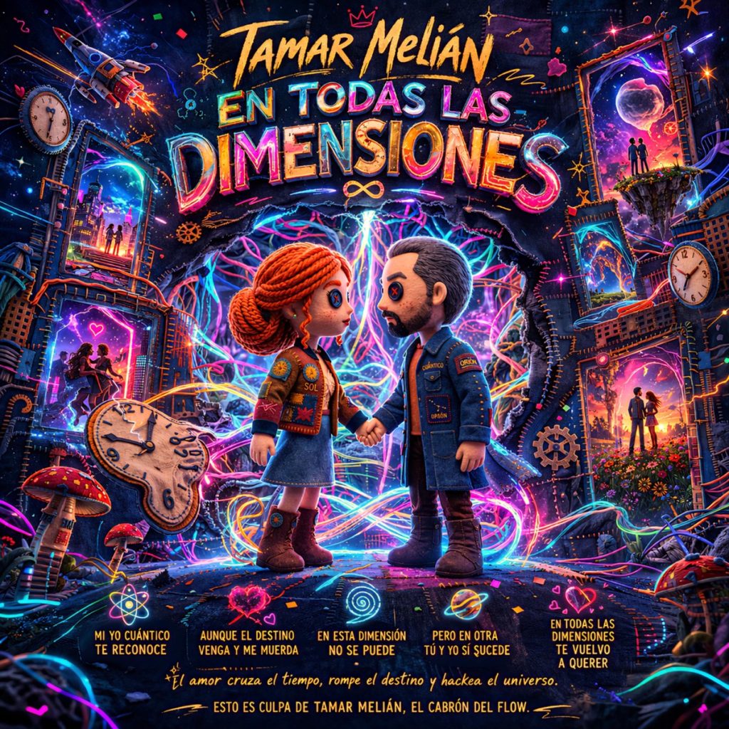 En todas las dimensiones de Tamar Melián: un viaje musical sin fronteras 2 Portada oficial de En todas las dimensiones, de Tamar Melian