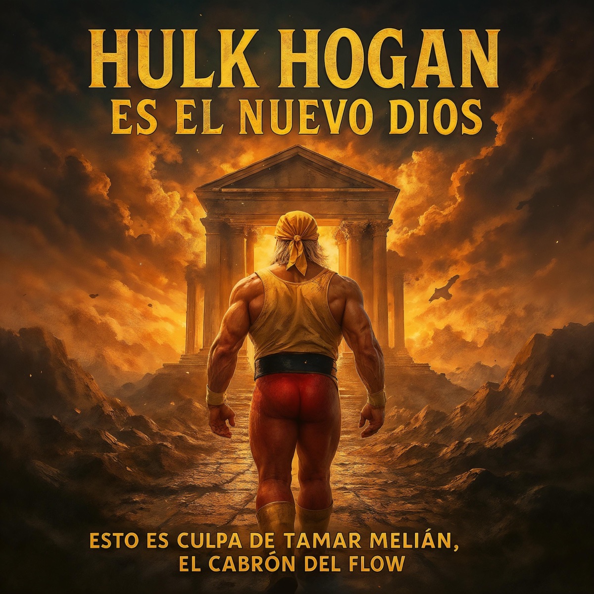 Morir a plazos: cuando la vida te pasa la factura en cómodas cuotas 8 Portada oficial de Hulk Hogan es el nuevo dios, de Tamar Melián