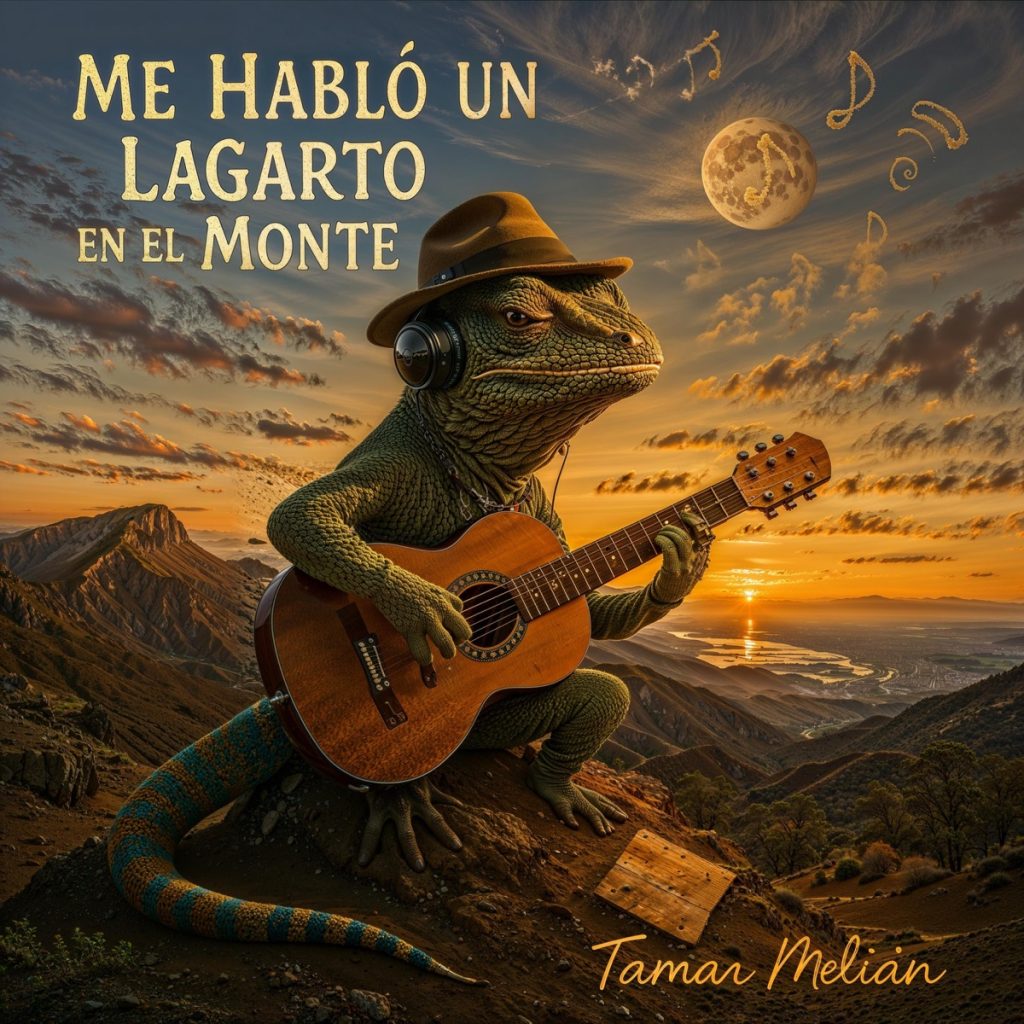 Portada oficial de Me habló un lagarto en el monte, de Tamar Melian