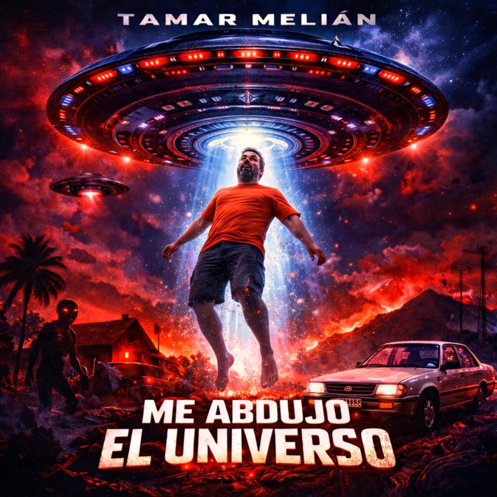 Portada oficial de Me abdujo el universo, de Tamar Melian