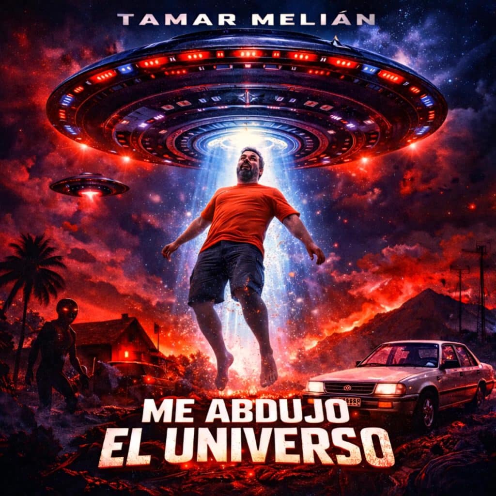 Portada oficial de Me abdujo el universo, de Tamar Melian