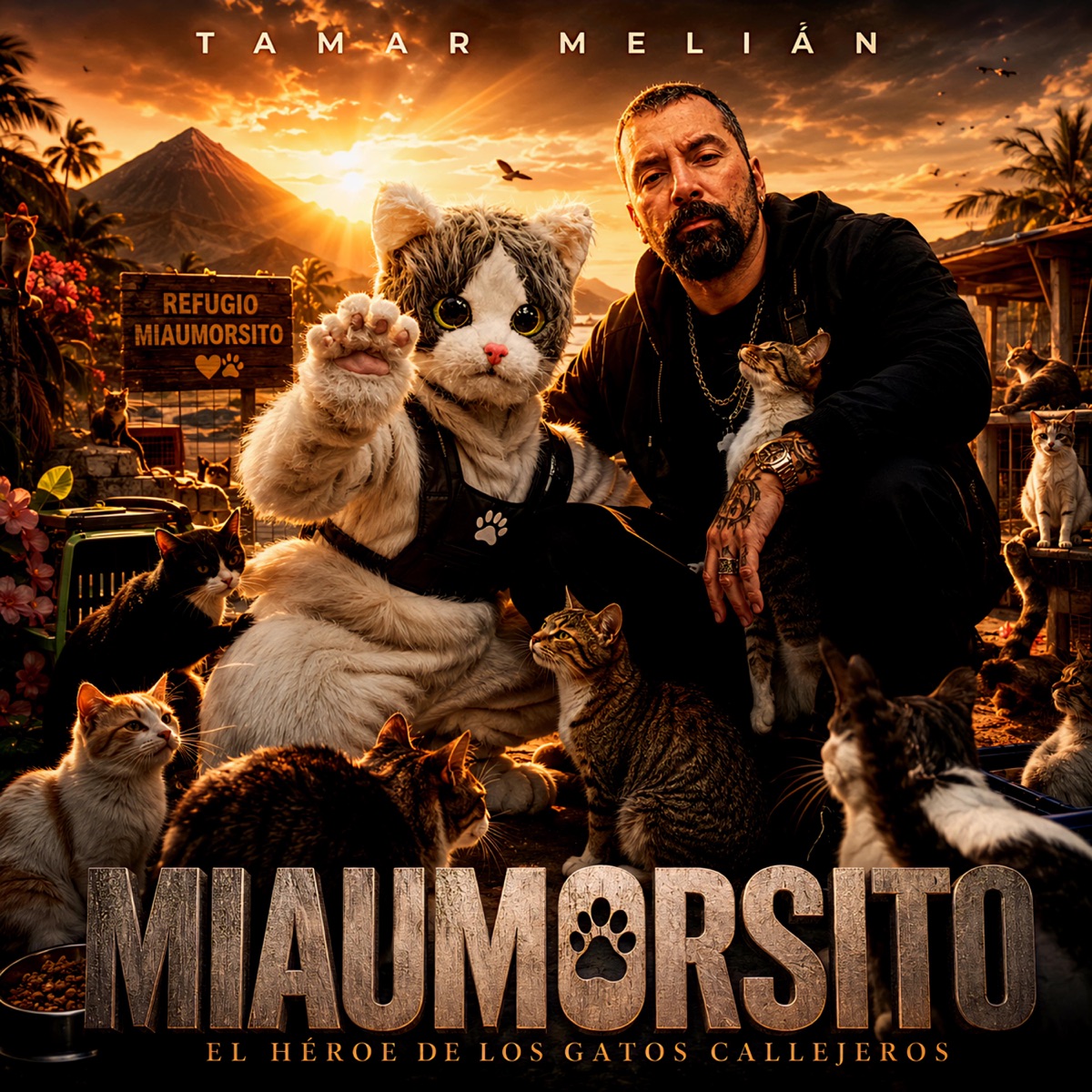 Blog 64 Portada de Miaumorsito, el héroe de los gatos callejeros: capa,…, de Tamar Melian