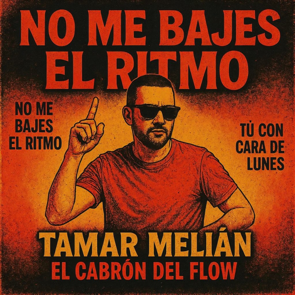 Portada oficial de No me bajes el ritmo, de Tamar Melián
