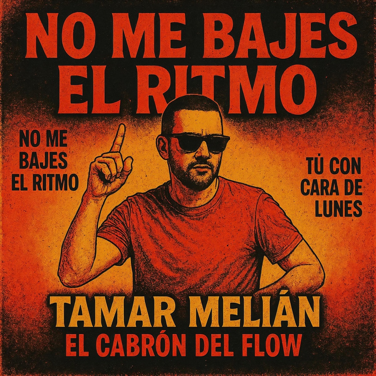 Portada oficial de No me bajes el ritmo, de Tamar Melián