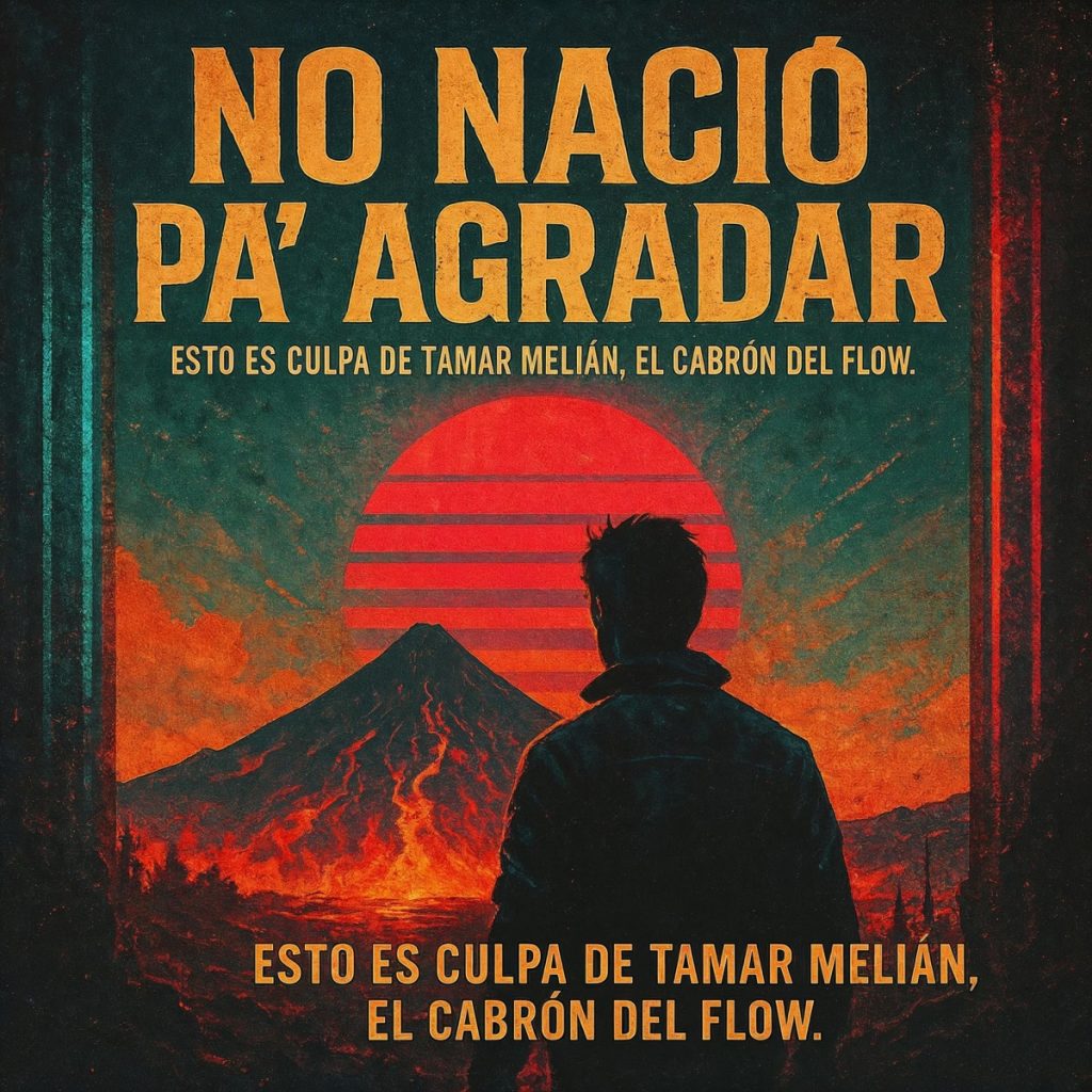 No Nació Pa’ Agradar: declaración oficial contra el comité del gusto 2 Portada oficial de No Nació Pa’ Agradar, de Tamar Melián