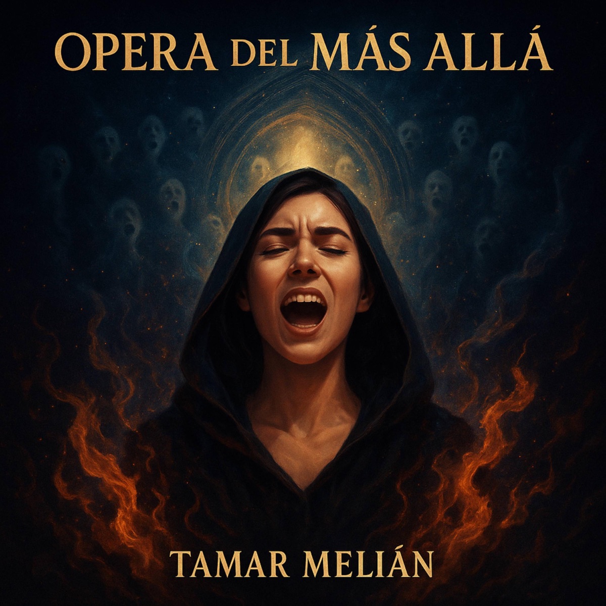 Portada oficial de Ópera del más allá, de Tamar Melián