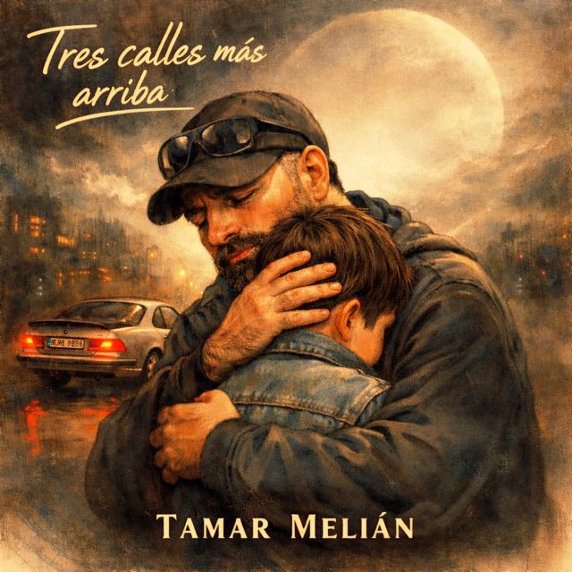 Música para conducir de noche 6 Portada oficial de Tres calles más arriba, de Tamar Melián