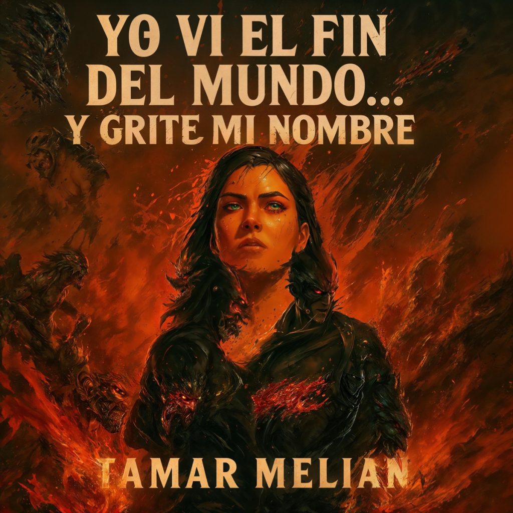 Yo vi el fin del mundo y grité mi nombre: manual para el último minuto 12 Portada oficial de Yo Ví el Fin del Mundo y Grité mi Nombre, canción de Tamar Melián