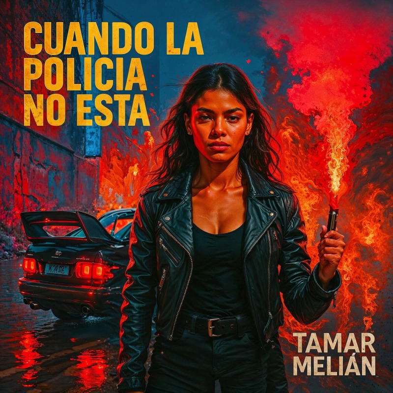 En Mi Mente: tormentas privadas detrás de una sonrisa con filtro 6 Portada oficial de Cuándo la policia no está, de Tamar Melián