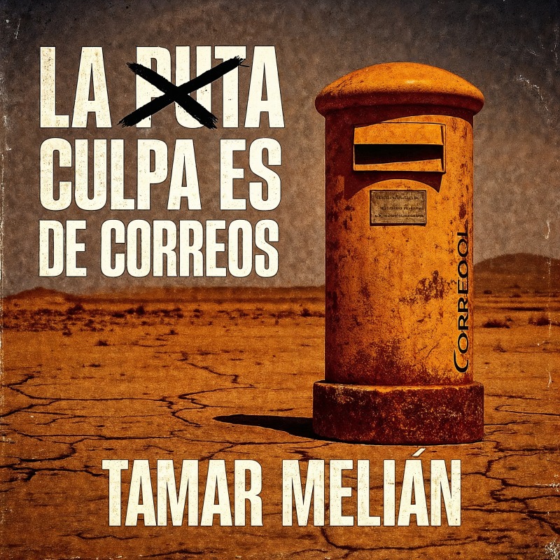 La Culpa Es de Correos: un paquete perdido al final del mundo 3 Portada oficial de La culpa es de correos, canción de Tamar Melián