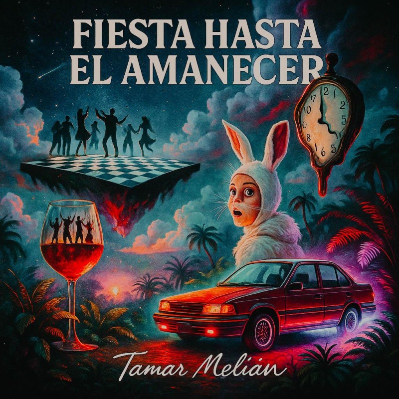 Firulais y la Sandía: la tragedia más dulce del universo perruno 6 Portada oficial de Fiesta hasta el amanecer, de Tamar Melián