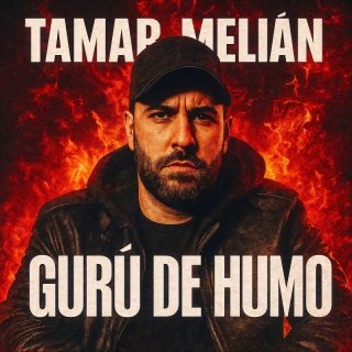 Canciones con humor ácido 1 Portada oficial de Gurú de humo, canción satírica de Tamar Melián