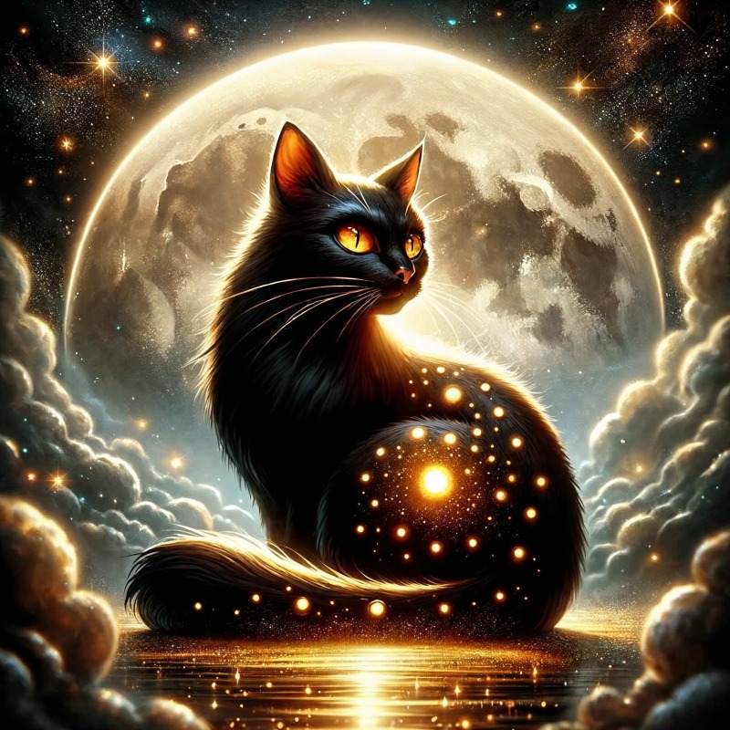 Ilusión: la gata negra y dorada que patrulla la medianoche 3 Portada oficial de Ilusión, canción de Tamar Melián
