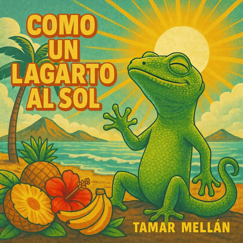 Sonia, la Que Siempre Vuelve: tarta, telenovelas y valor sin uniforme 6 Portada oficial de Como un Lagarto al Sol, de Tamar Melián