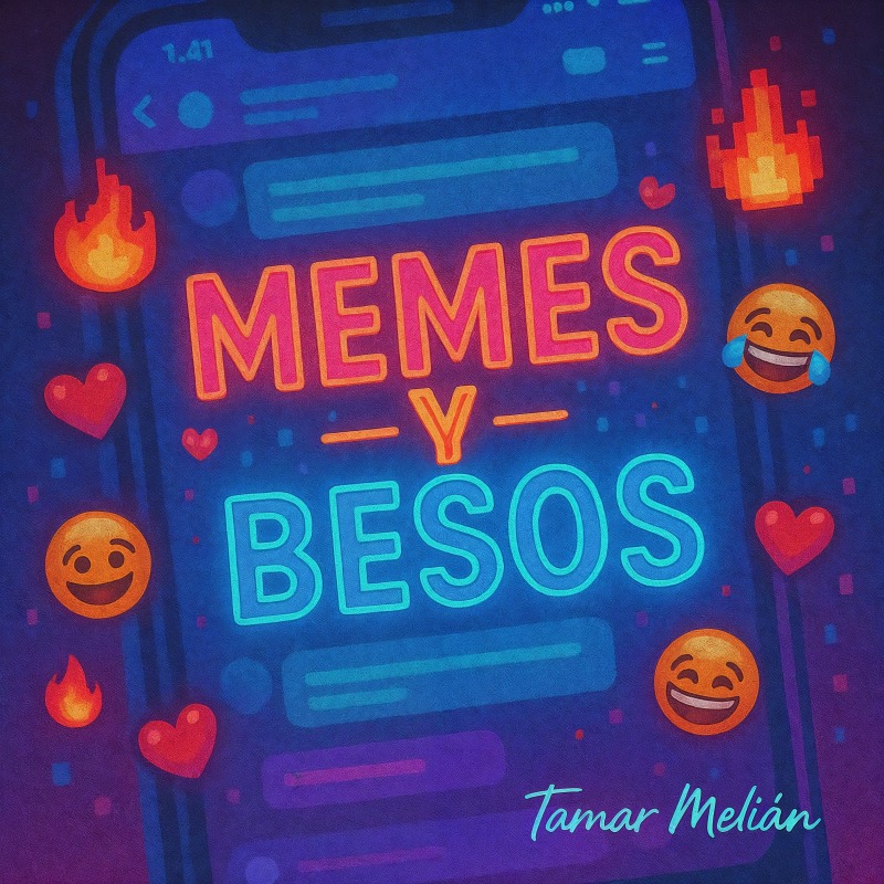 Memes y Besos: del fueguito en Instagram al corazón secuestrado por un DM 3 Portada oficial de Memes y besos, canción de Tamar Melián