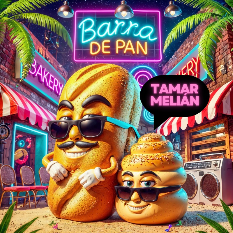 Bébé: una villa francesa, 42 personas y un romance que perdió el GPS 8 Portada oficial de Pan con pan, de Tamar Melián