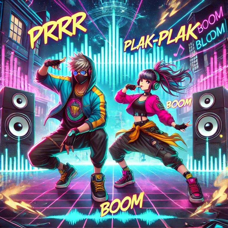 Prrr Plak-Plak: onomatopeyas, deseo y una pista declarada zona explosiva 3 Portada oficial de Prrr Plak-Plak, canción de Tamar Melián