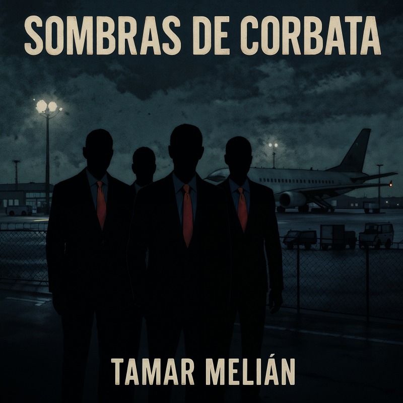 Sombras de Corbata: la pista vista desde quienes cargan el avión 3 Portada oficial de Sombras de Corbata, canción de Tamar Melián