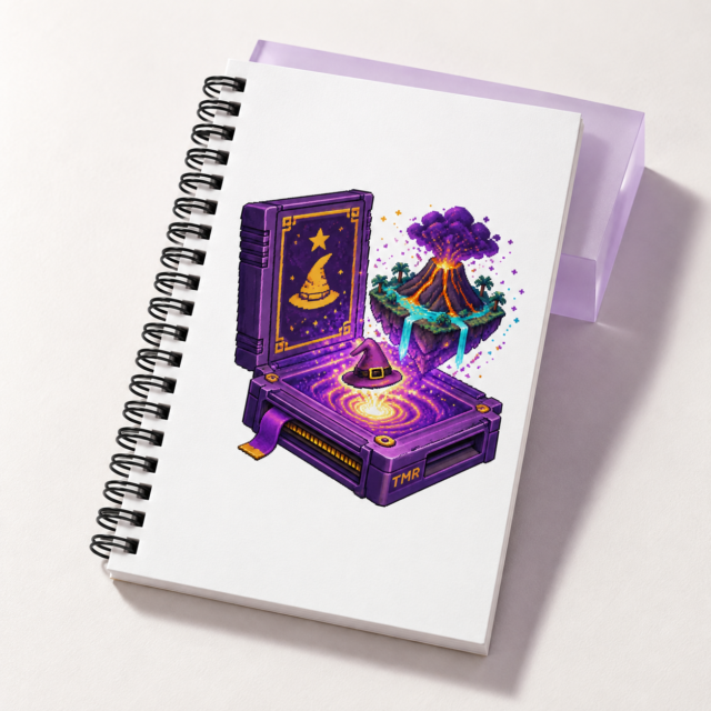Cartouche sorcière — Carnet à spirale