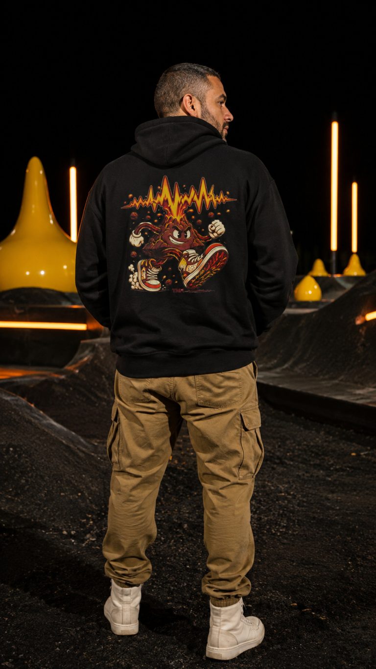 TMR · Volcán en zapatillas — Sudadera · TMR by Tamar Melián