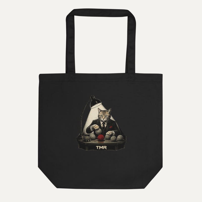 TMR · El padrino del ovillo — Tote 4 TMR · El padrino del ovillo — Tote de TMR by Tamar Melián, estampado completo en front