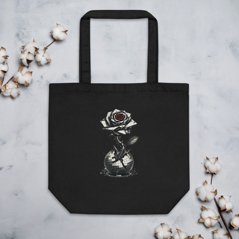 TMR · Flor blindada — Tote — mockup de portada