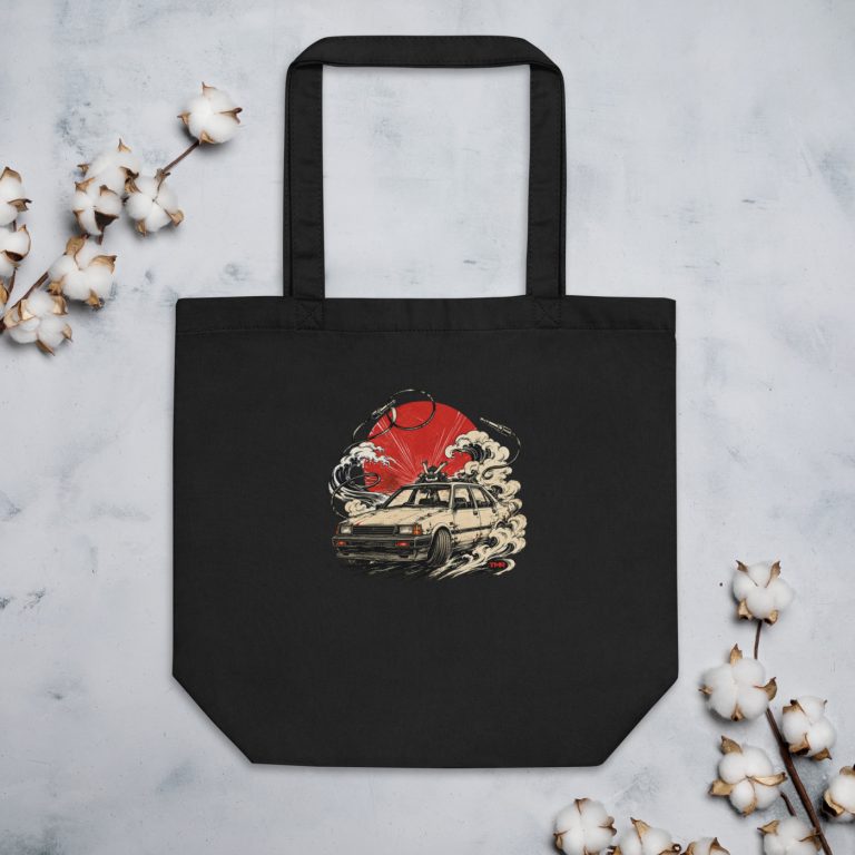 TMR · Sedán samurái — Tote — mockup de portada
