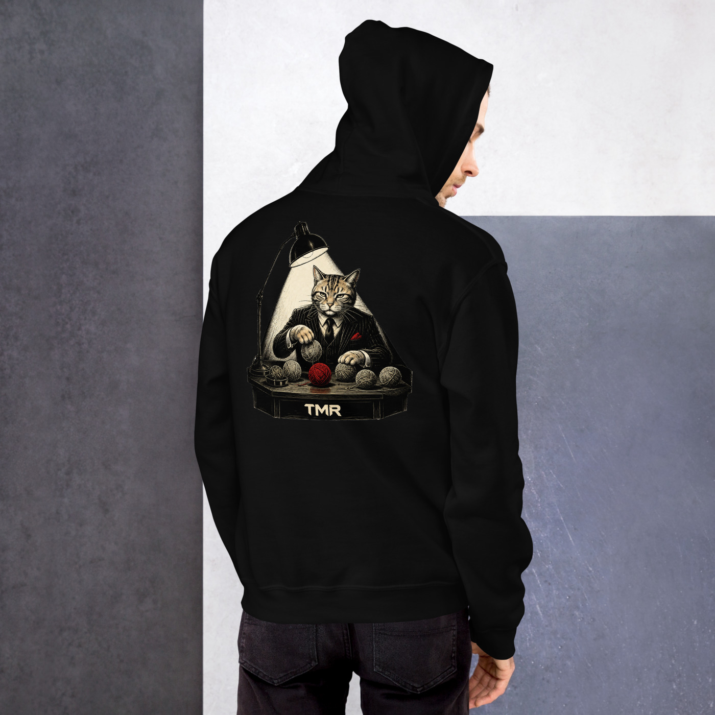 TMR · El padrino del ovillo — Sudadera 1 TMR · El padrino del ovillo — Sudadera — mockup de portada