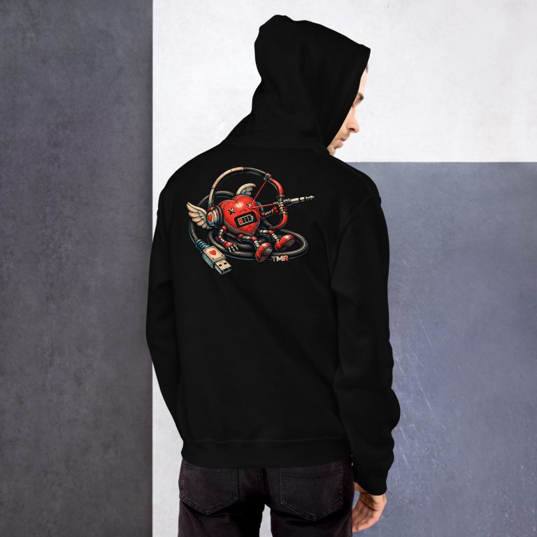TMR · Cupido sin batería — Sudadera — mockup de portada