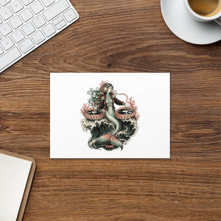 TMR · Sirena de after — Tarjeta con sobre 5 × 7