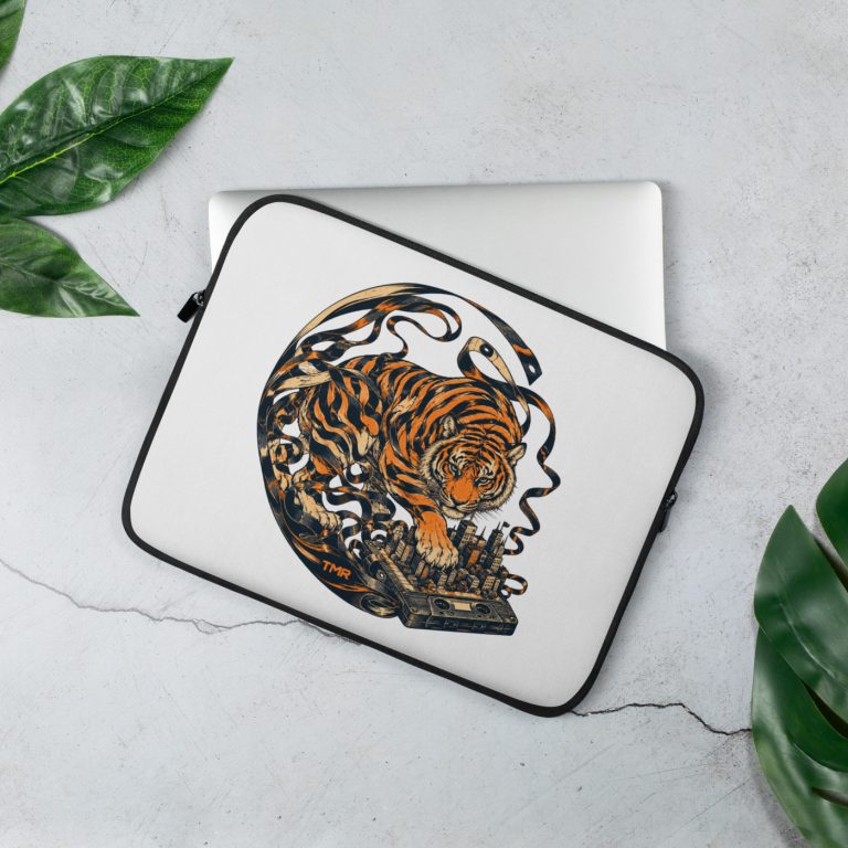 TMR · Tigre radiocasete — Funda de portátil 13 pulgadas