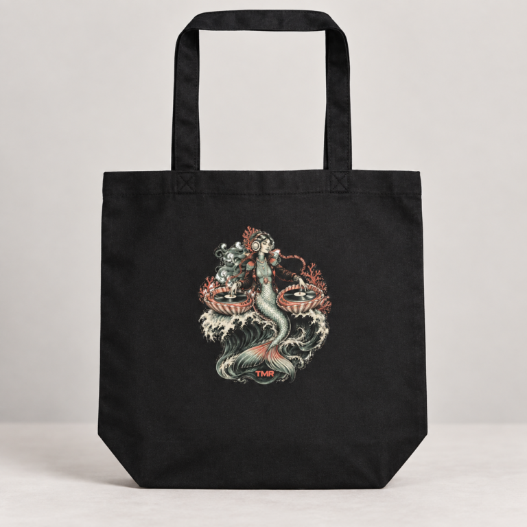 アフターの人魚 — トートバッグ · presentación del diseño TMR