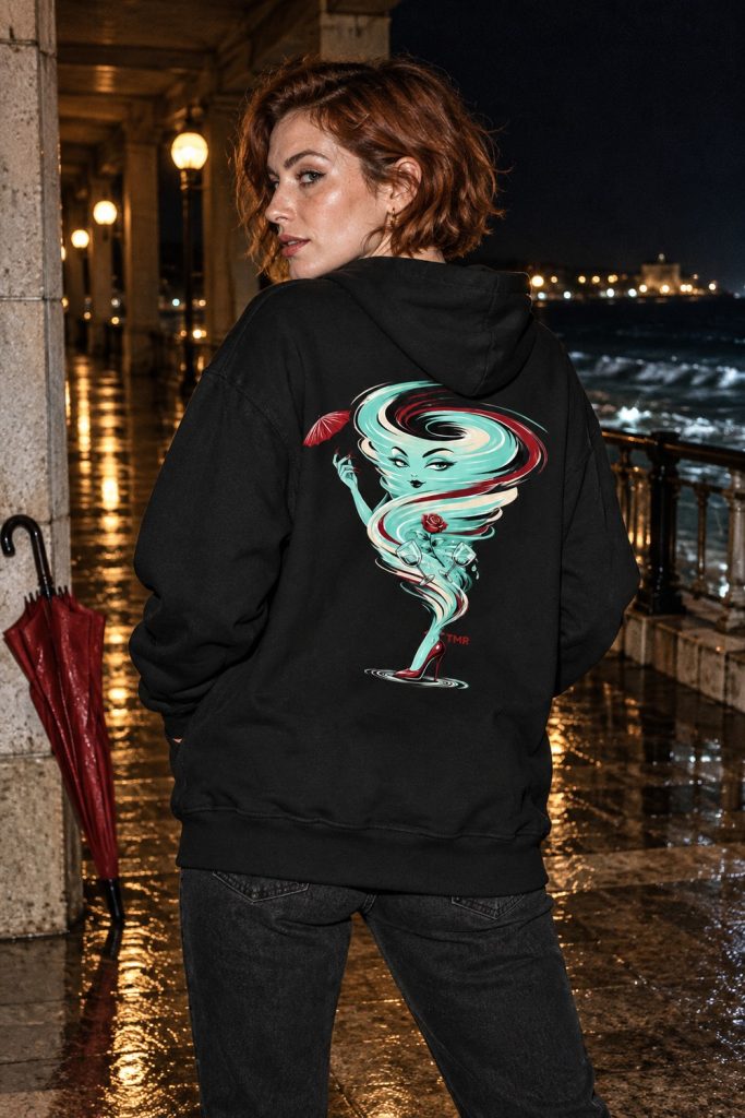 Cita meteorológica — Sudadera · presentación del diseño TMR