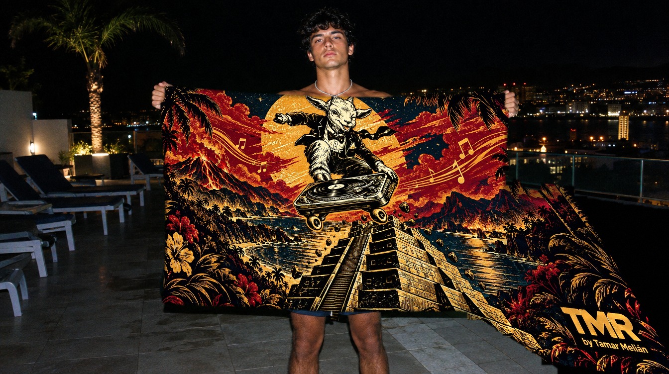 Beach towel 76 × 152 cm